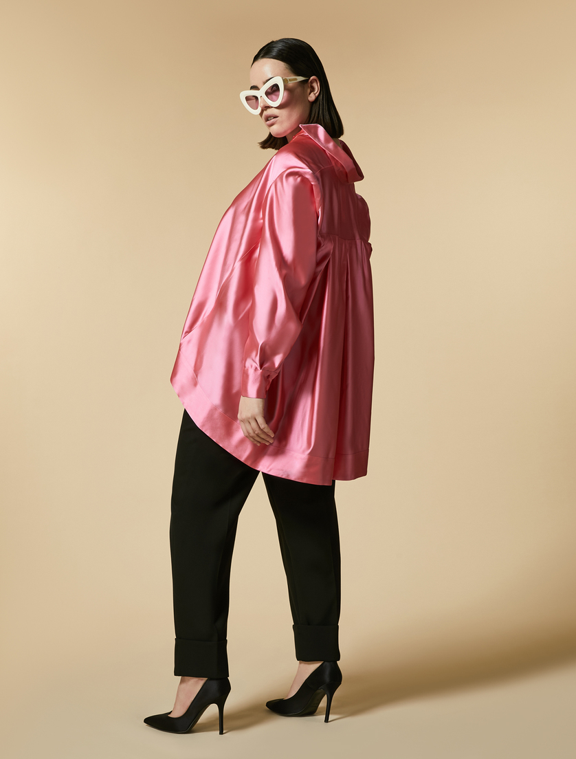 Hemd aus Duchesse - Rosa - Marina Rinaldi - 4
