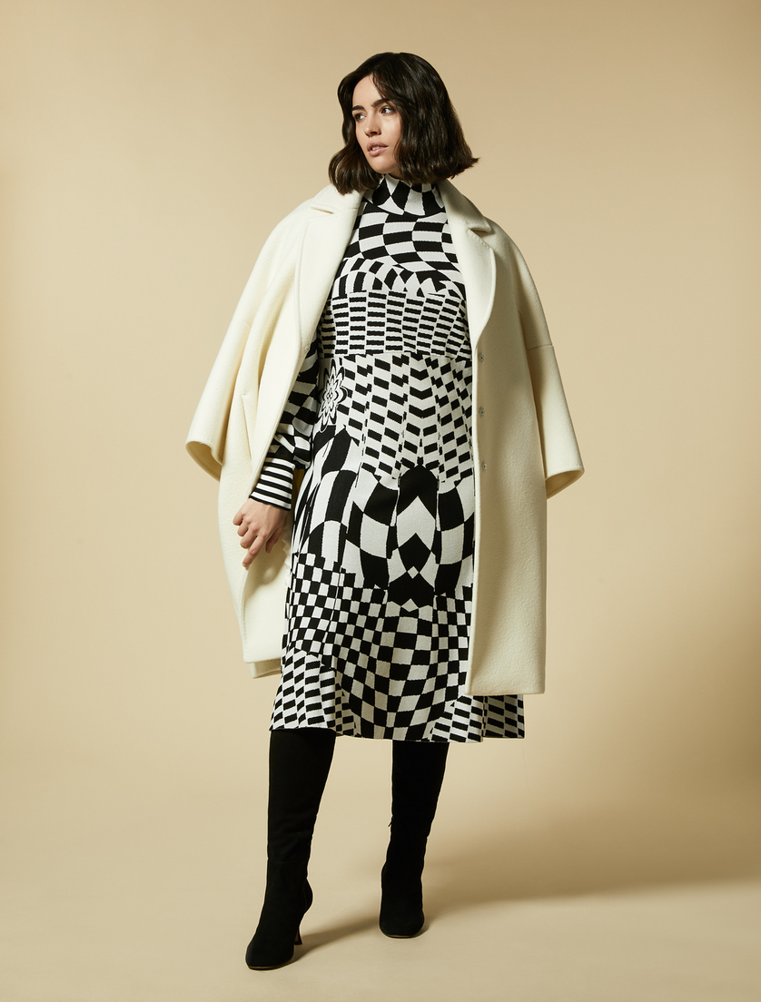 Robe en viscose - Blanc - Marina Rinaldi - 4