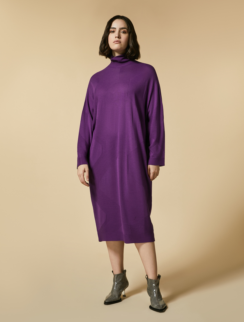 Kleid aus Wollgemisch - Violette - Marina Rinaldi