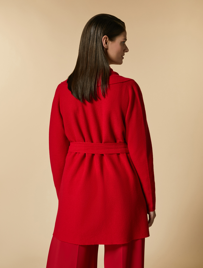 Cardigan aus reinem Kaschmir - Rot - Marina Rinaldi - 4