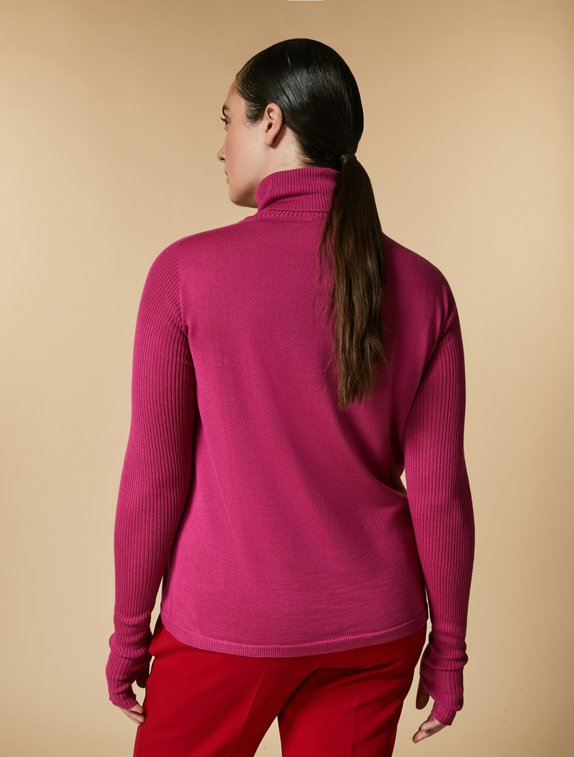 Pullover aus Wollgemisch - Fuchsia - Marina Rinaldi - 3
