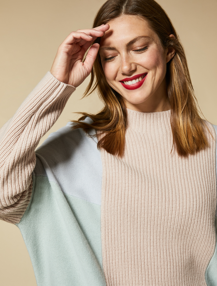 Pullover aus Wolle und Kaschmir - Rosa - Marina Rinaldi - 2
