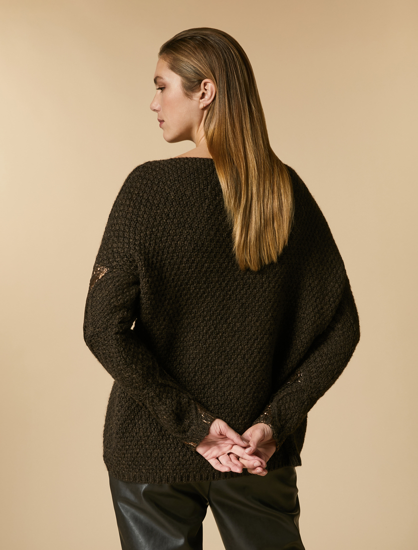 Pullover aus Wollgemisch - Braun - Marina Rinaldi - 3