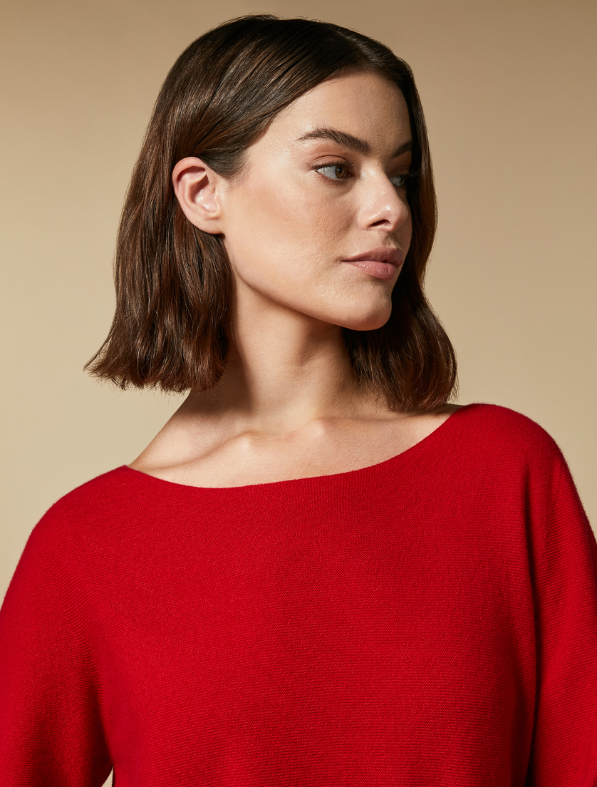 Pullover aus reinem Kaschmir - Rot - Marina Rinaldi - 2