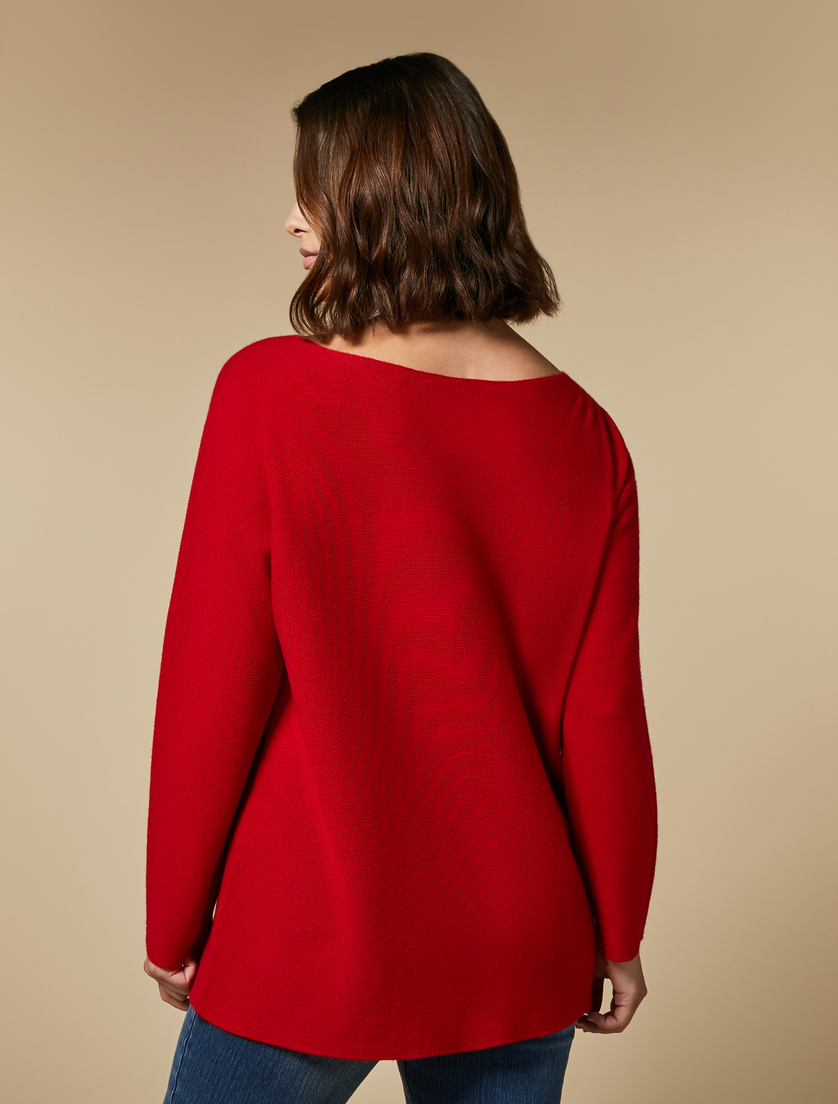 Pullover aus reinem Kaschmir - Rot - Marina Rinaldi - 3