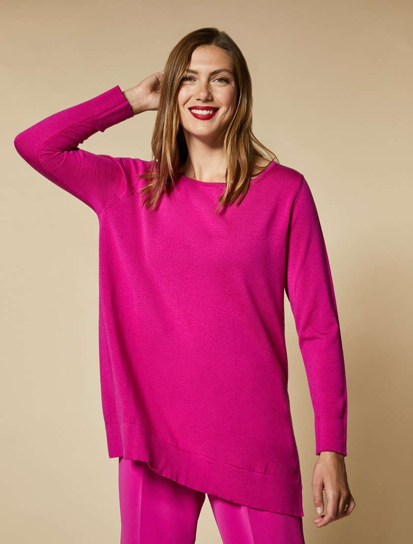 Wollpullover - Fuchsia - Marina Rinaldi