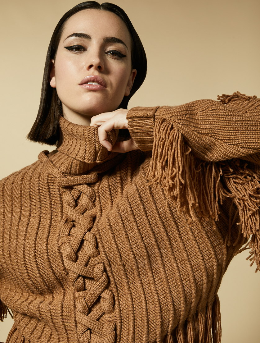 Pure wool jumper - Brown - Marina Rinaldi - 2
