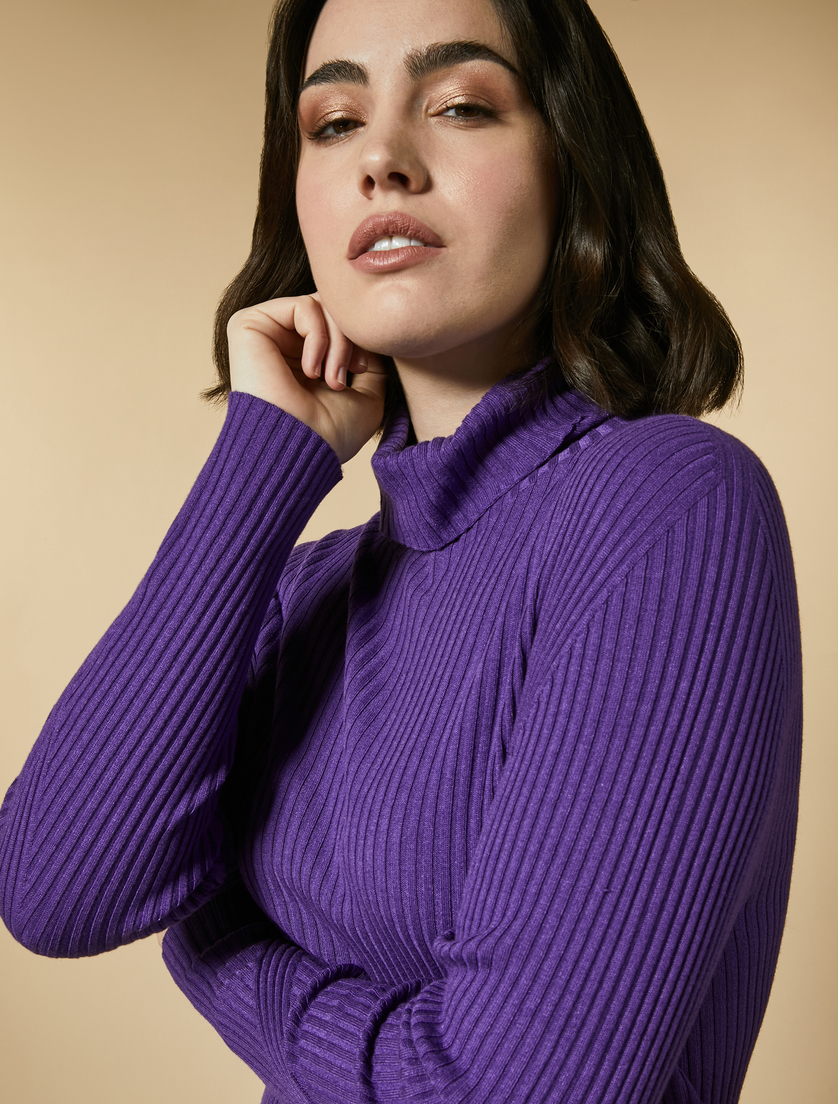 Pullover aus Viskose und Wolle - Violette - Marina Rinaldi - 2