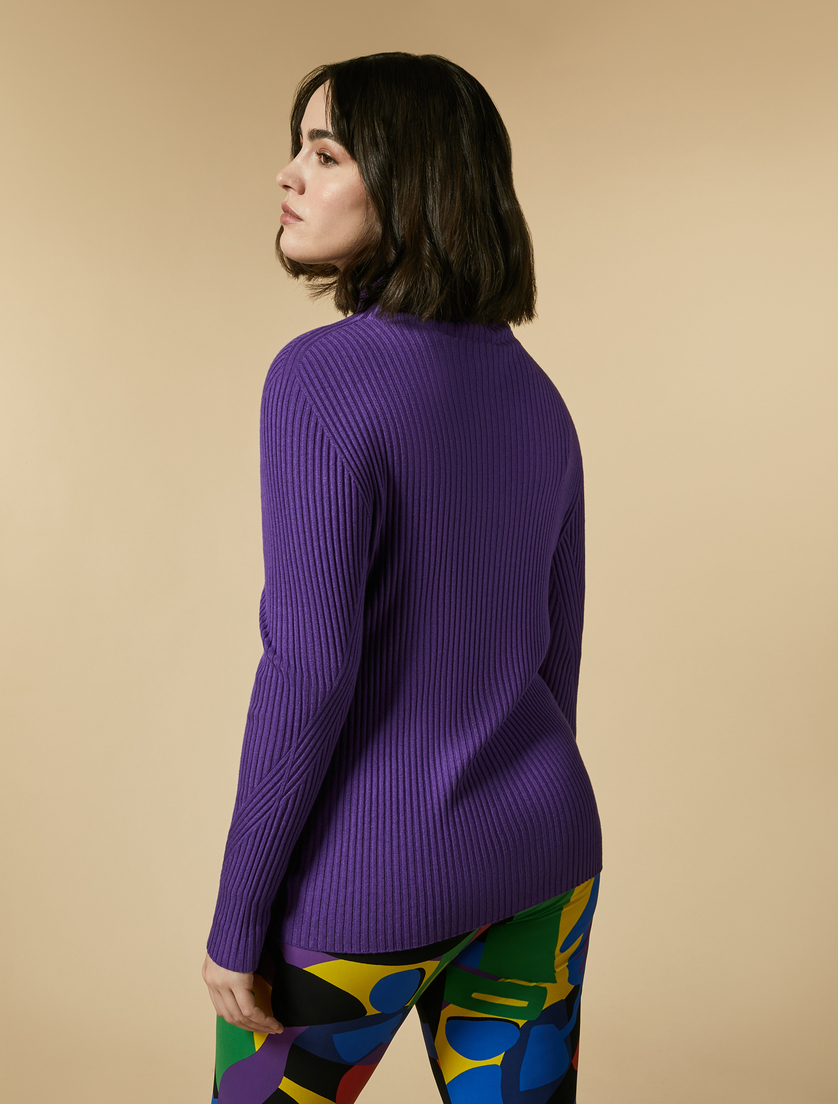 Pullover aus Viskose und Wolle - Violette - Marina Rinaldi - 3