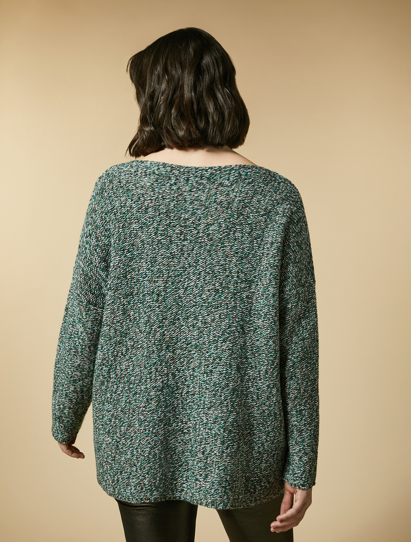 Pullover aus Wolle und Kaschmir - Grün - Marina Rinaldi - 3