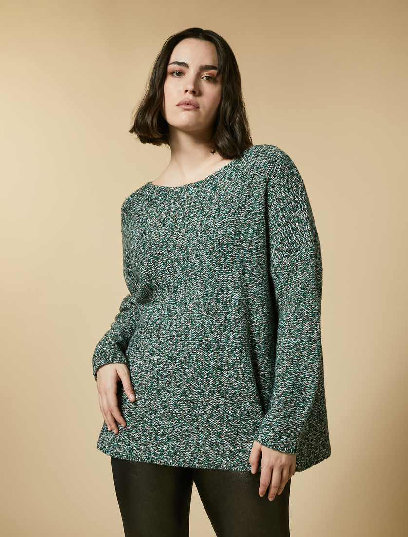 Pullover aus Wolle und Kaschmir - Grün - Marina Rinaldi