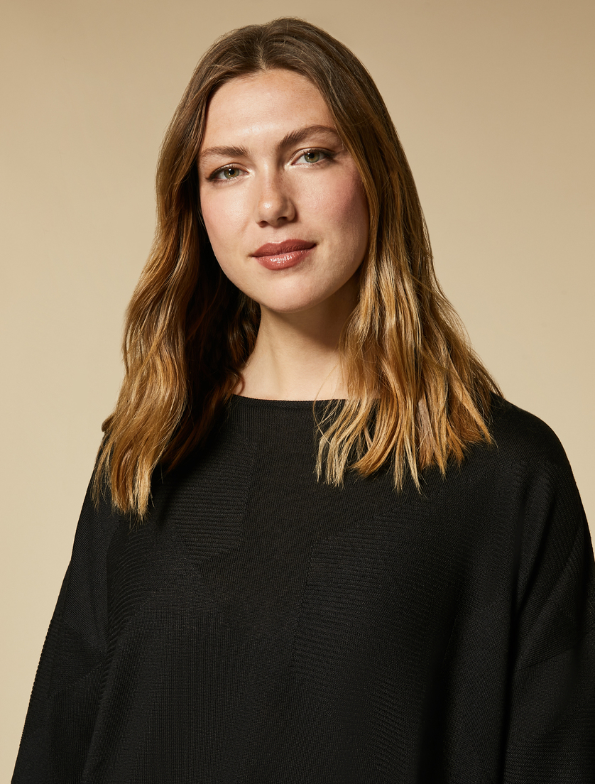 Pullover aus Wollgemisch - Schwarz - Marina Rinaldi - 2