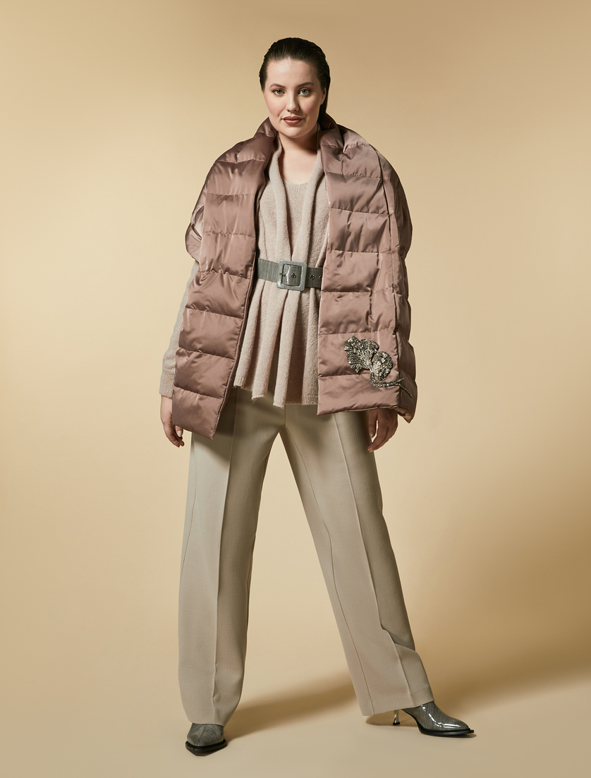 Alpaca and wool sweater - Pink - Marina Rinaldi - 4