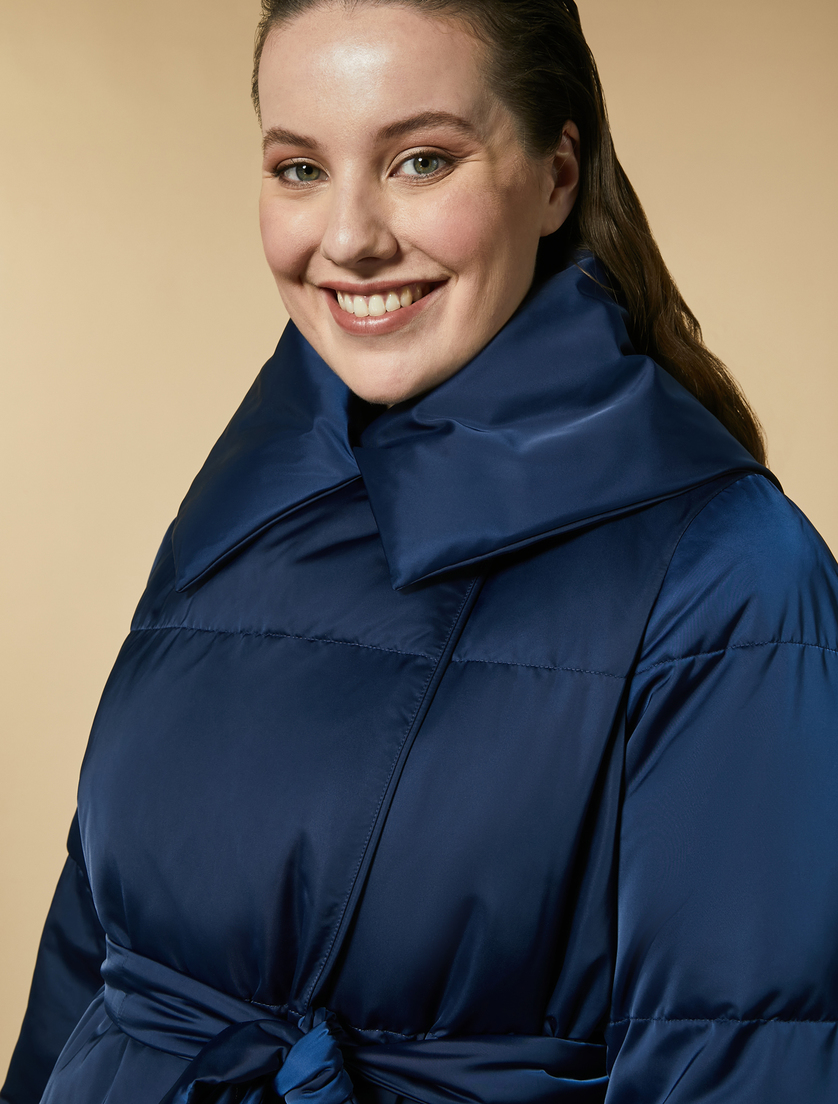 Duchesse down jacket - Dark navy - Marina Rinaldi - 2