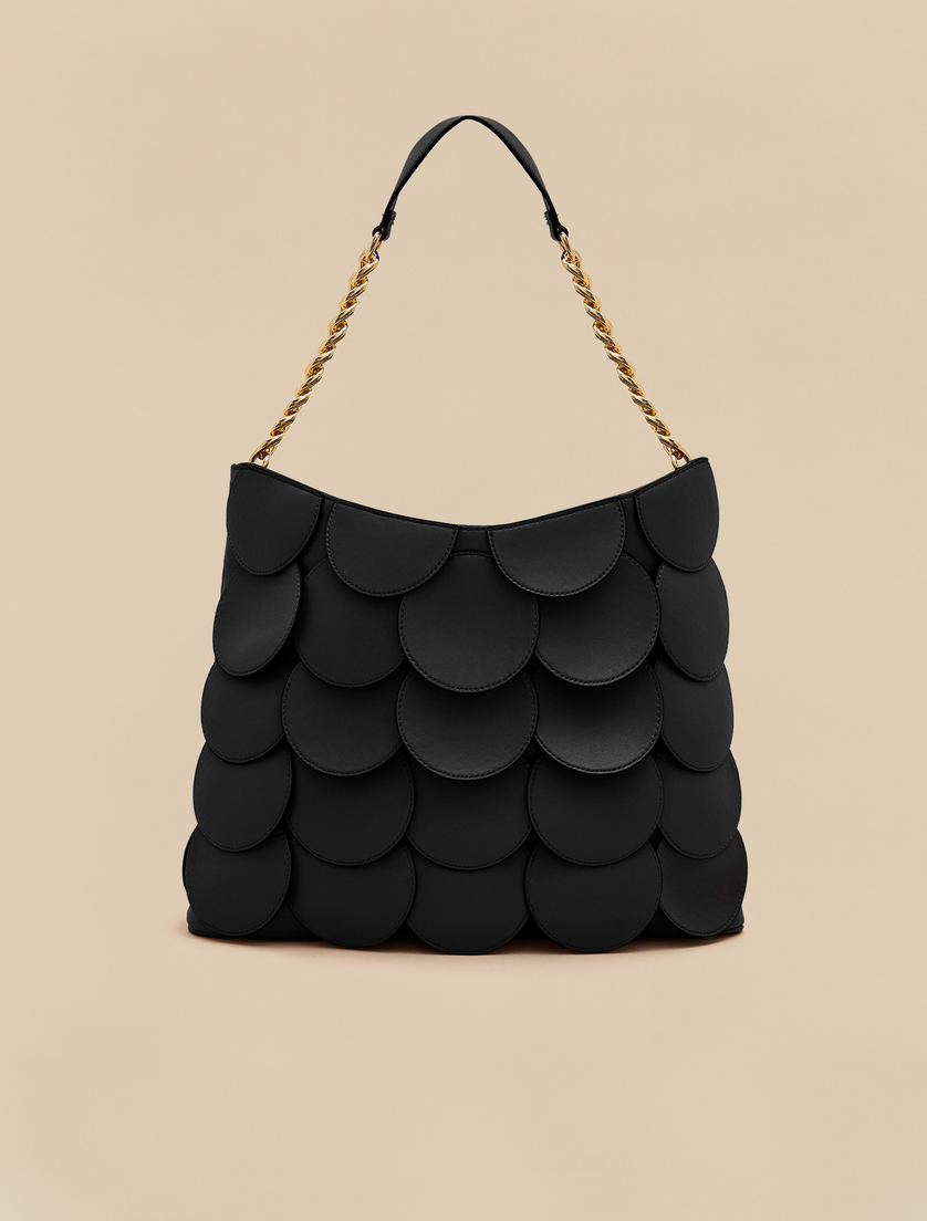 Bag with oversized polka dots - Black - Marina Rinaldi - 2