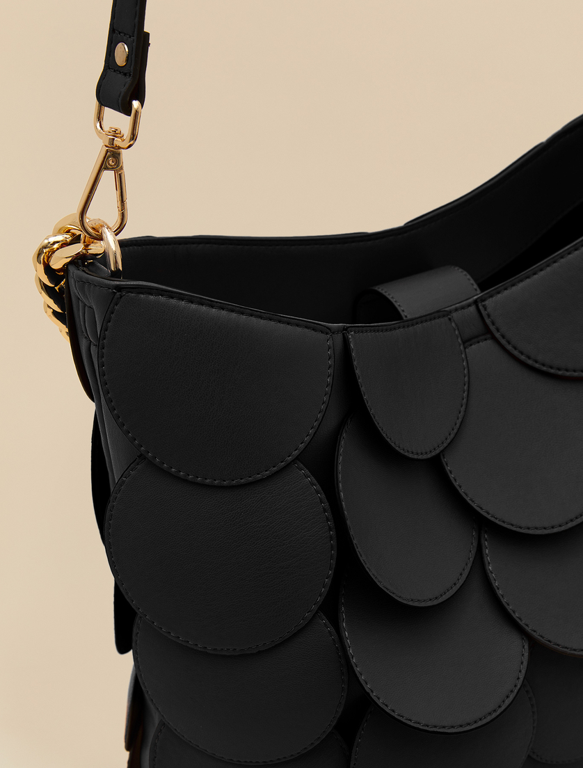 Bag with oversized polka dots - Black - Marina Rinaldi - 4