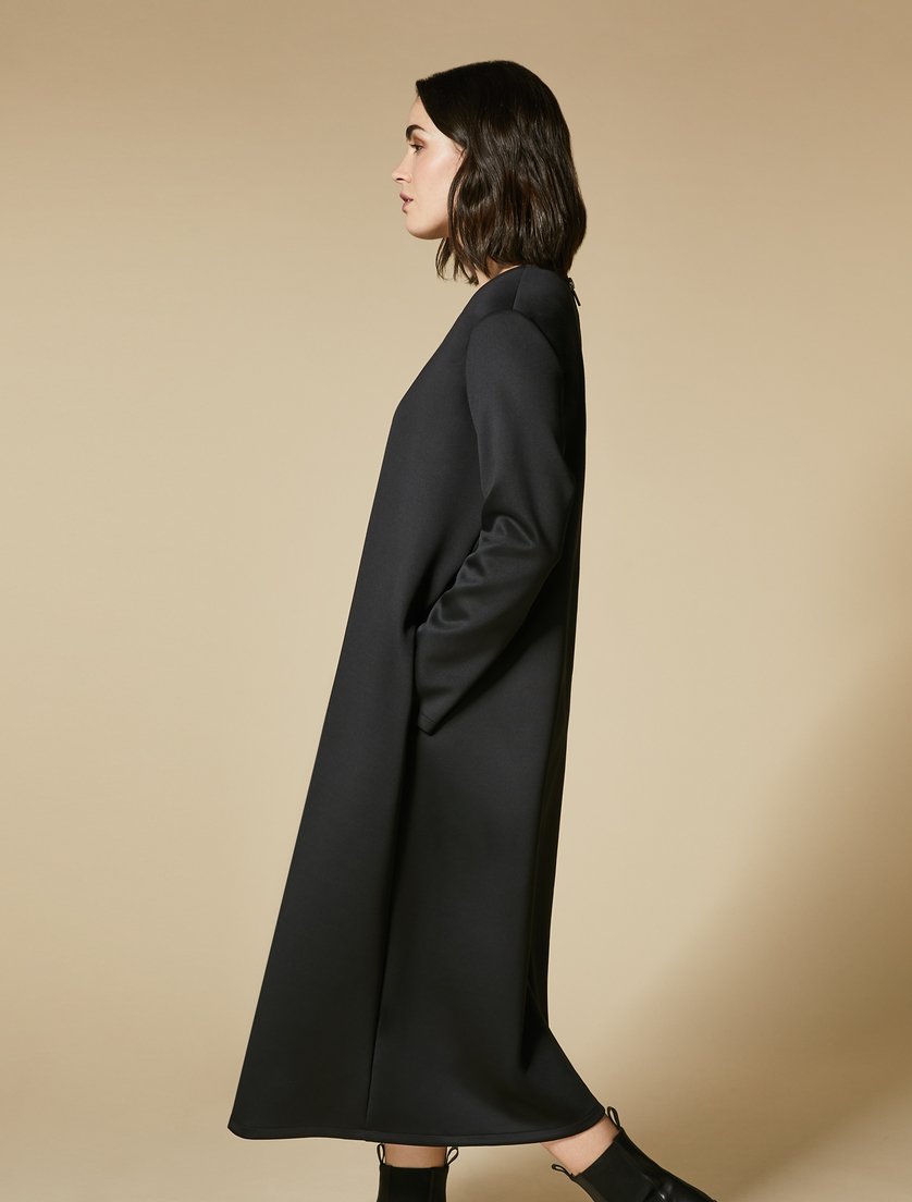 Neoprene dress - Black - Marina Rinaldi - 2