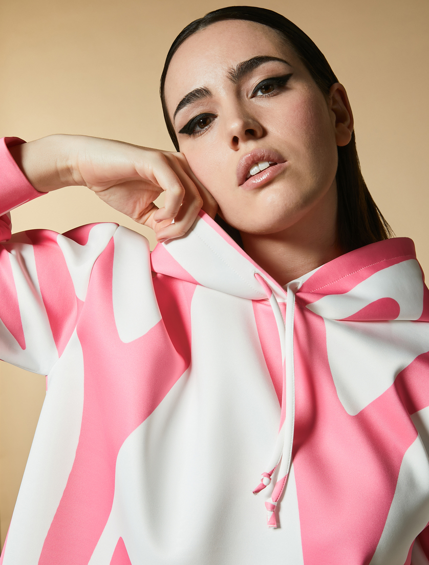 Neoprene sweatshirt - Pink - Marina Rinaldi - 2