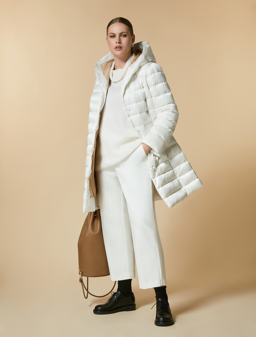 Technical fabric trousers - White - Marina Rinaldi - 5
