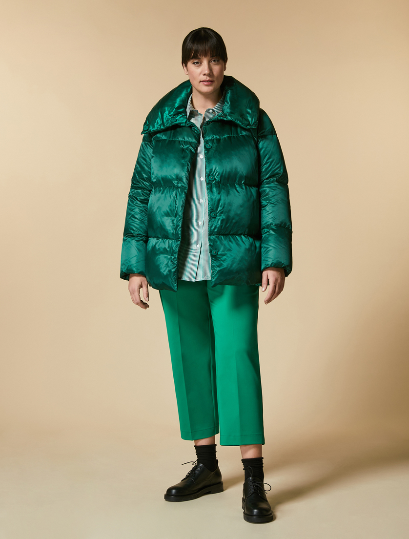 Technical fabric trousers - Green - Marina Rinaldi - 5