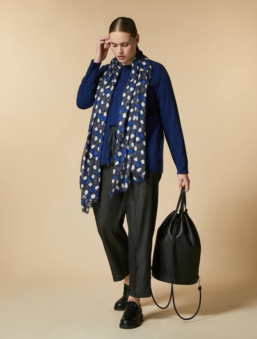 Hose aus Denim - Schwarz - Marina Rinaldi - 5