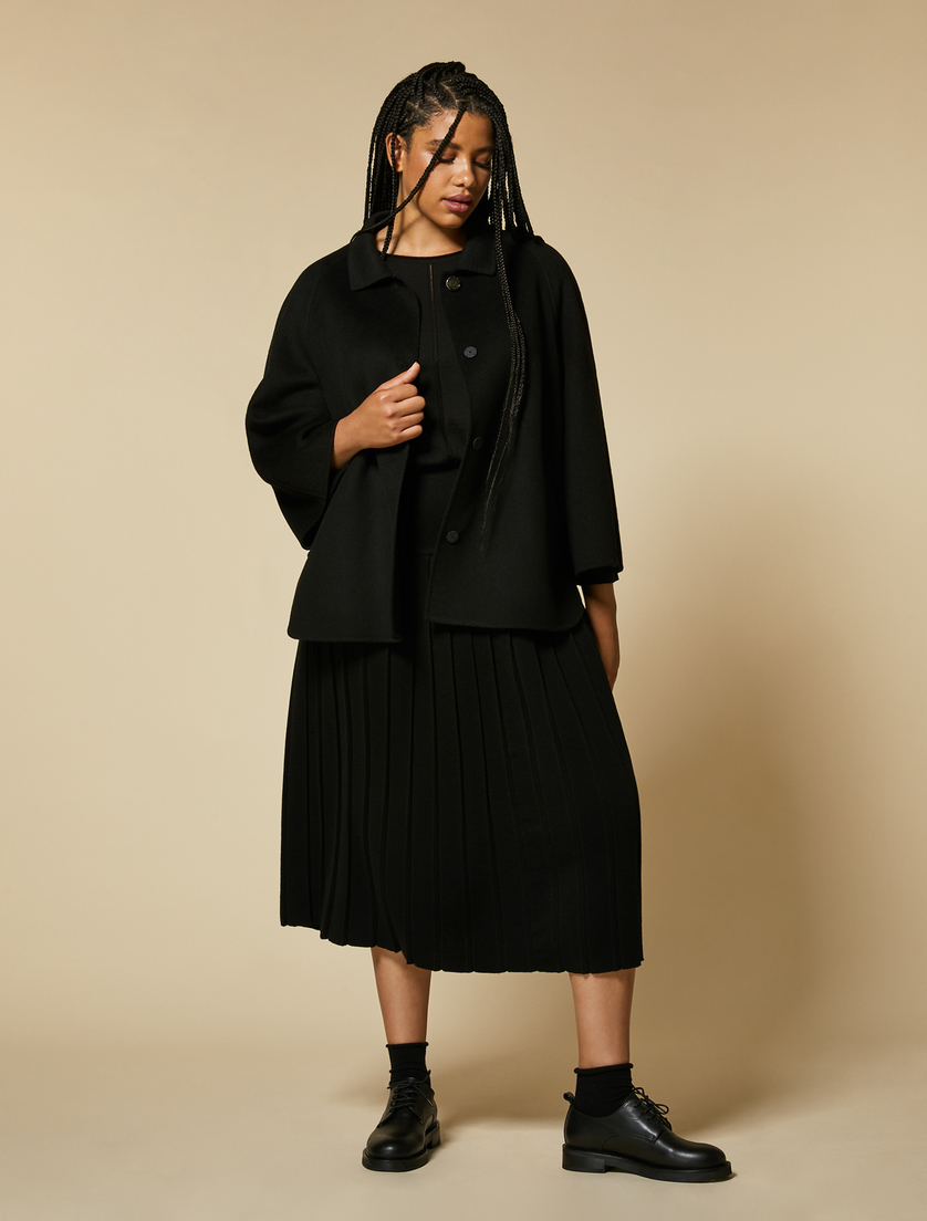 Jupe en laine - Noir - Marina Rinaldi - 5