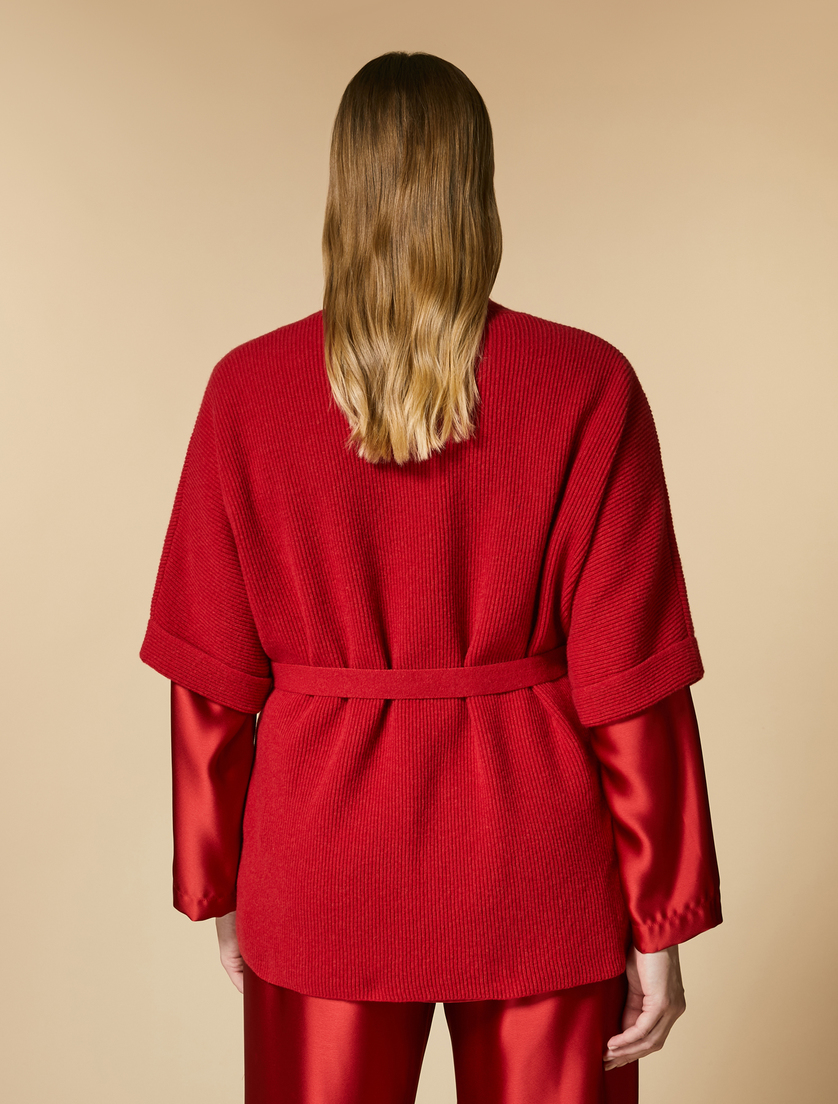 Cardigan aus Woll-Kaschmir - Rot - Marina Rinaldi - 3