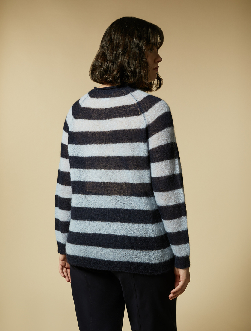 Pullover aus Mohair und Alpaka - Dunkelblau - Marina Rinaldi - 3