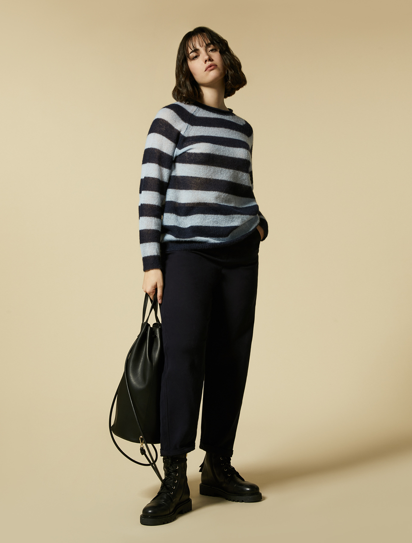 Pullover aus Mohair und Alpaka - Dunkelblau - Marina Rinaldi - 4