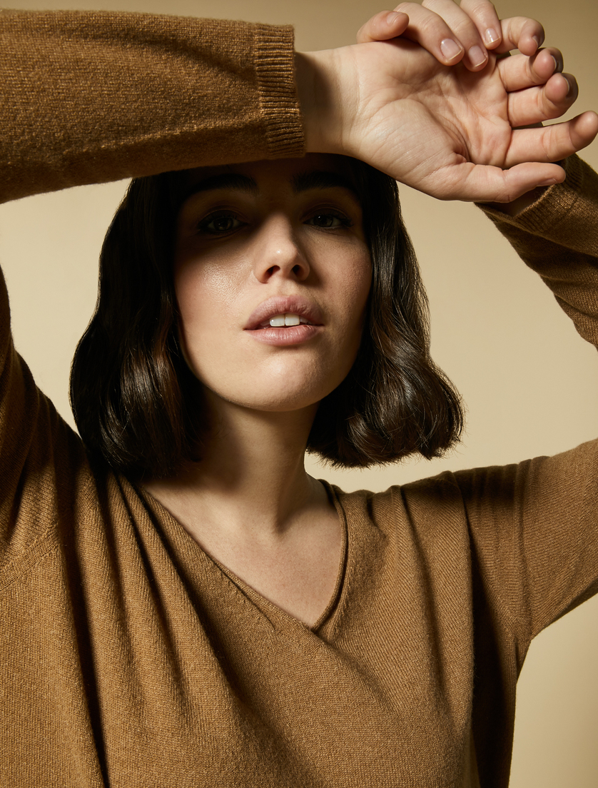 Pullover aus recyceltem Öko-Kaschmir - Beige - Marina Rinaldi - 2