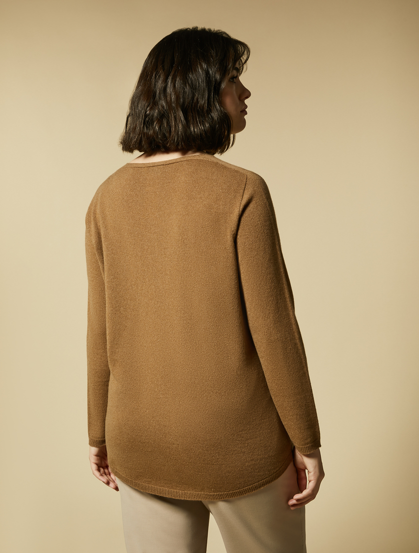 Pullover aus recyceltem Öko-Kaschmir - Beige - Marina Rinaldi - 3