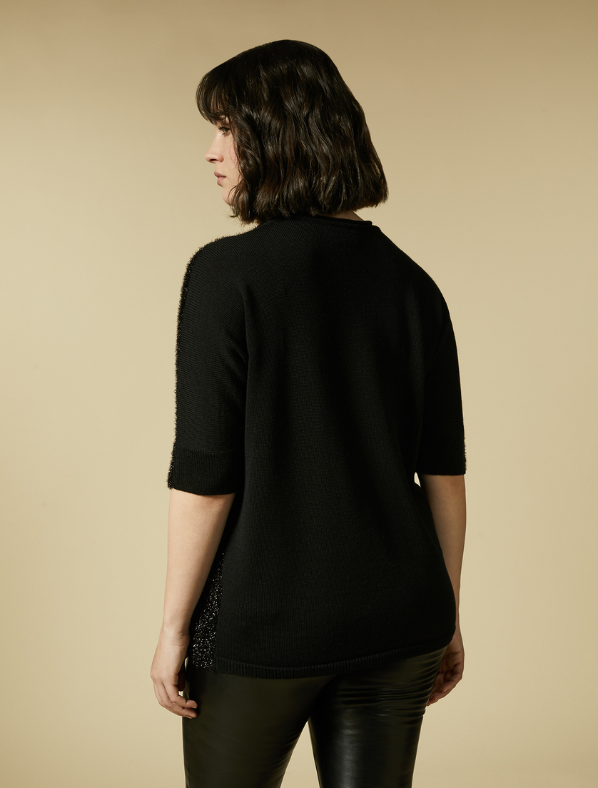 Wool sweater - Black - Marina Rinaldi - 3