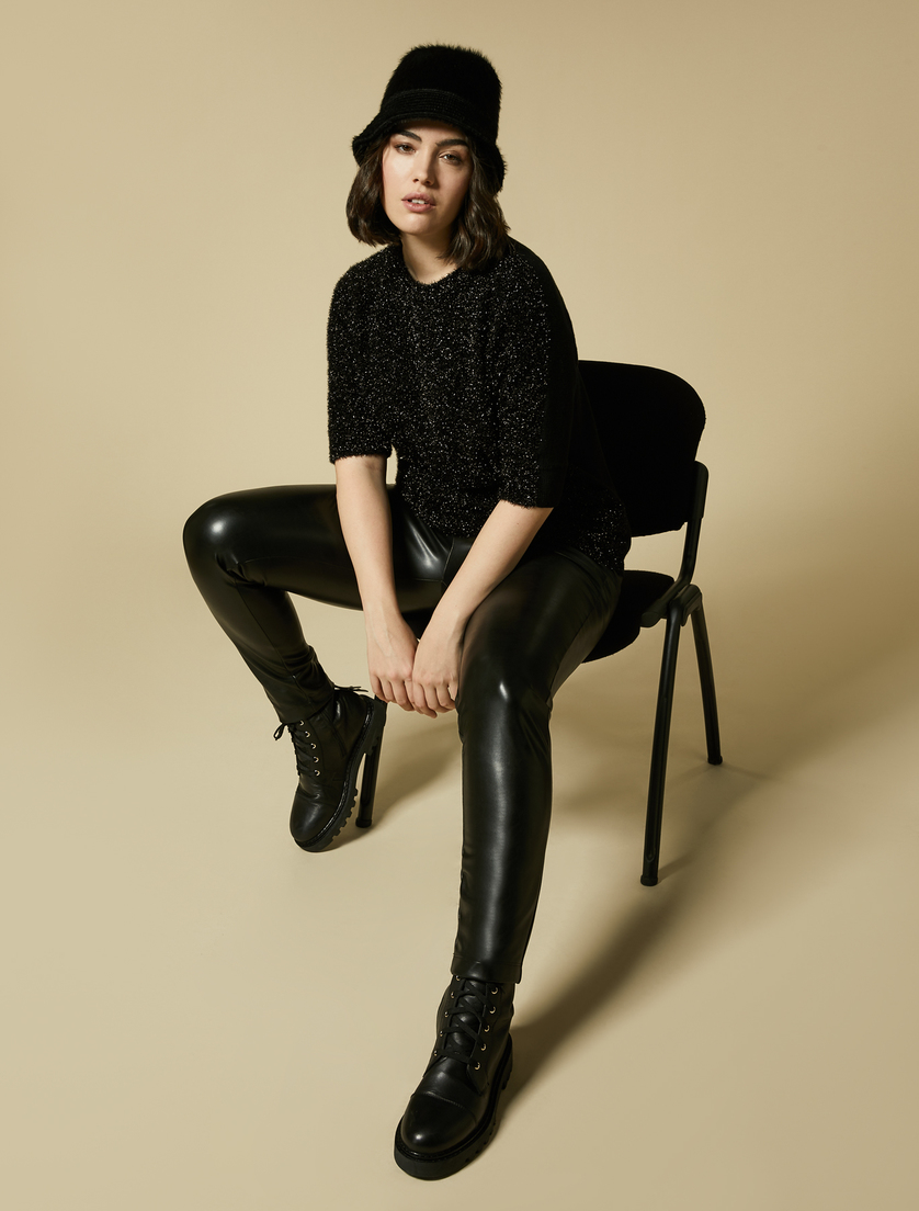 Wool sweater - Black - Marina Rinaldi - 4
