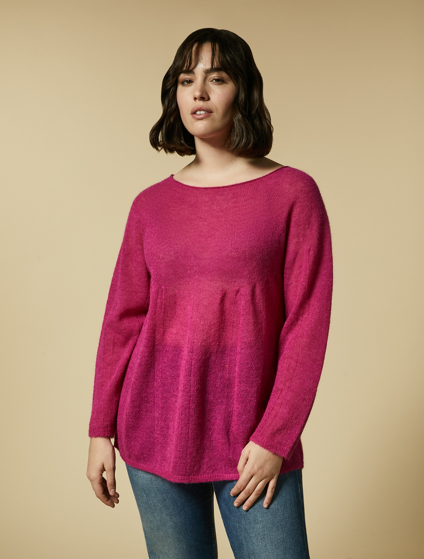 Pullover aus Mohair und Alpaka - Fuchsia - Marina Rinaldi