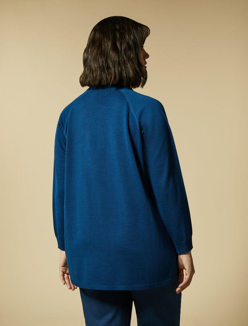 Wollpullover - Dunkelblau - Marina Rinaldi - 3