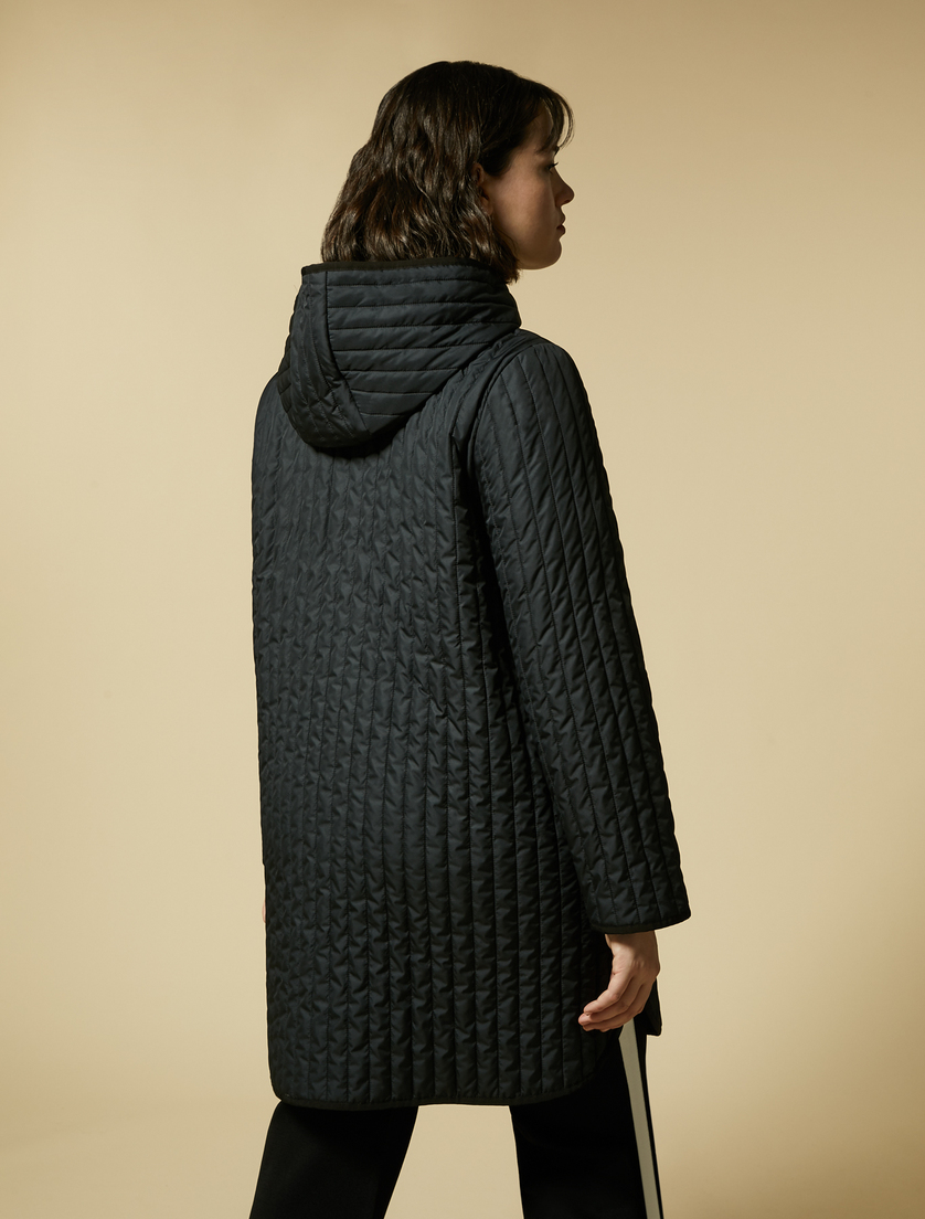 Poplin down jacket - Black - Marina Rinaldi - 4