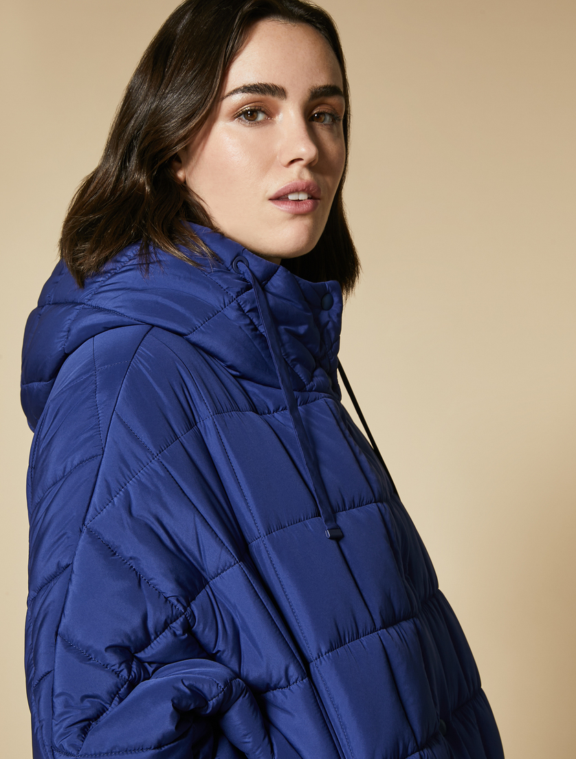 Water-resistant quilted puffer jacket - China blue - Marina Rinaldi - 2