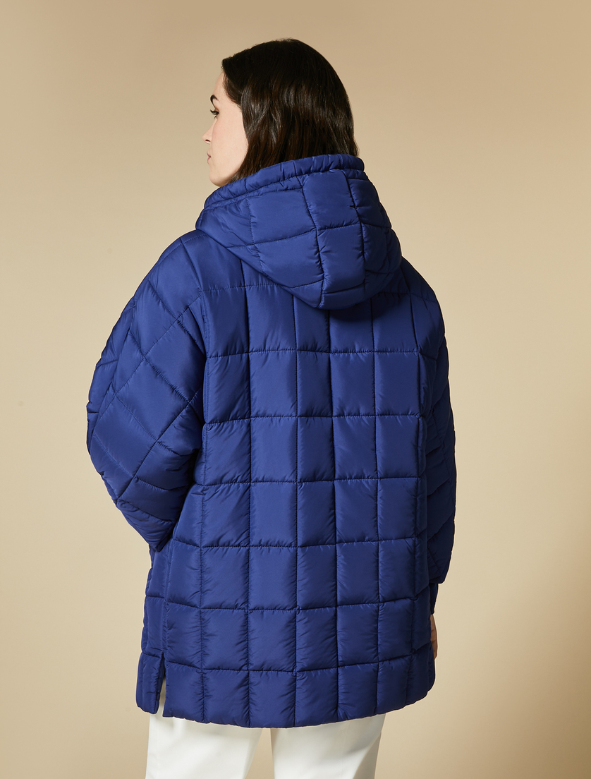 Water-resistant quilted puffer jacket - China blue - Marina Rinaldi - 3