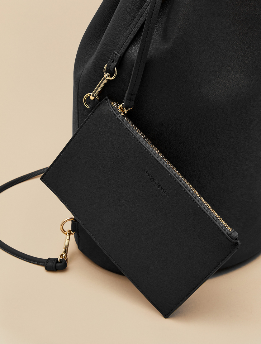 Coated fabric bag - Black - Marina Rinaldi - 4