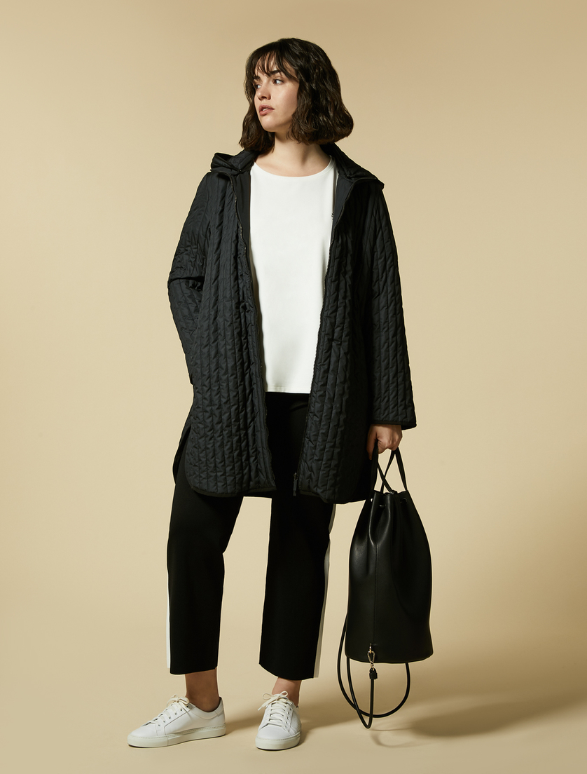 Coated fabric bag - Black - Marina Rinaldi - 5