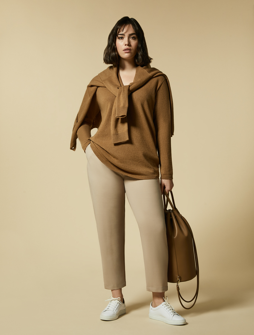 Tasche aus beschichtetem Stoff - Beige - Marina Rinaldi - 5