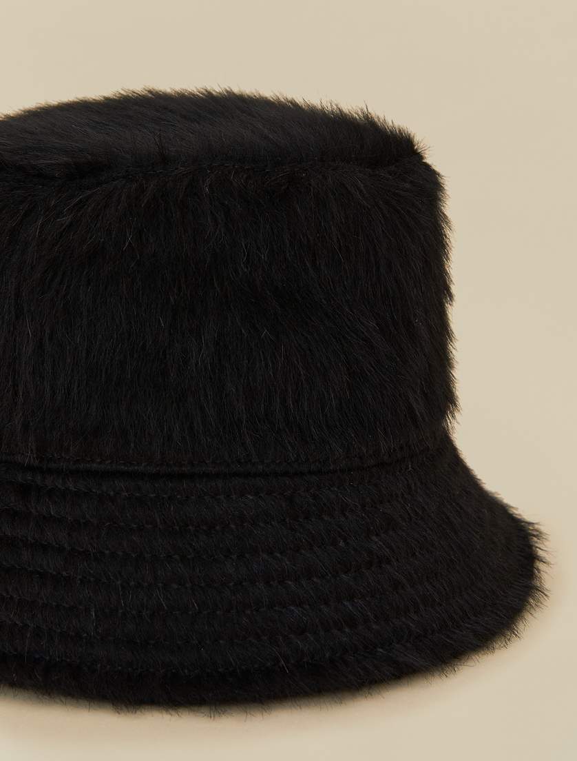 Mohair hat - Black - Marina Rinaldi - 3