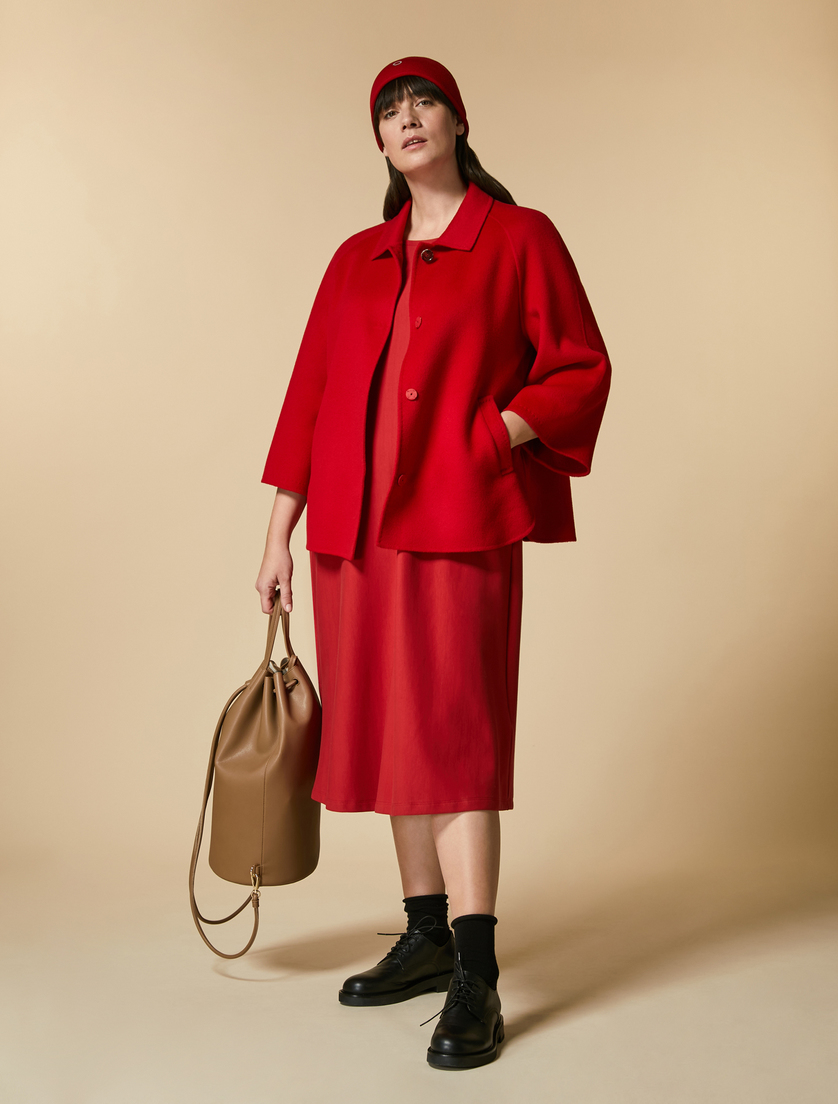 Abito in cotone - Rosso - Marina Rinaldi - 4