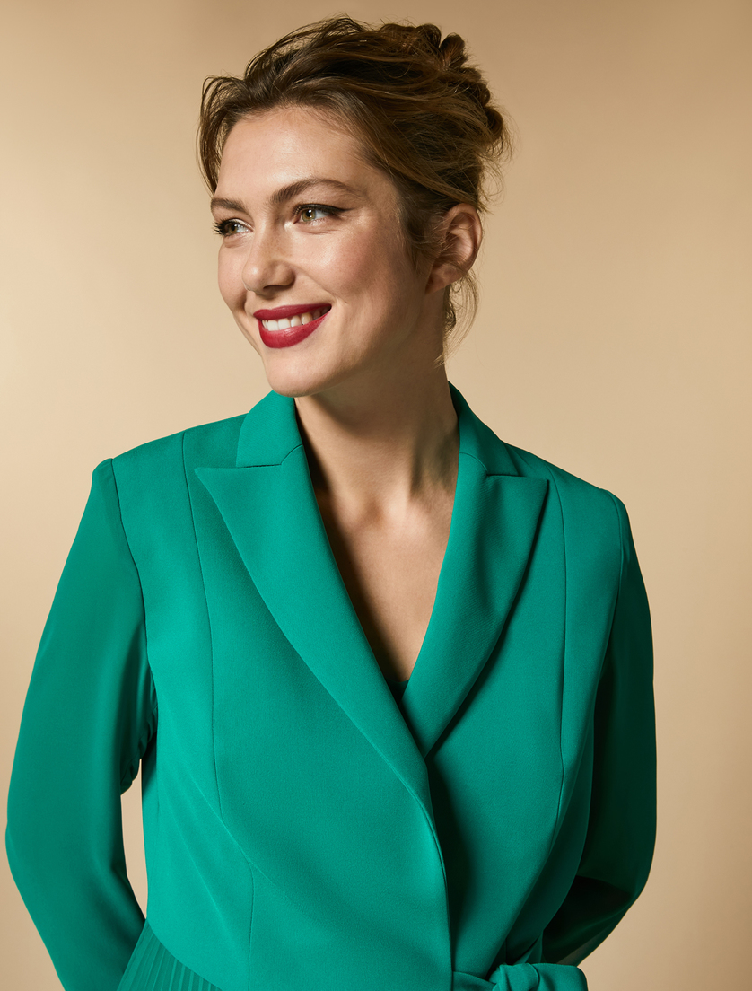 Spencer-Jacke - Dunkelgrün - Marina Rinaldi - 2