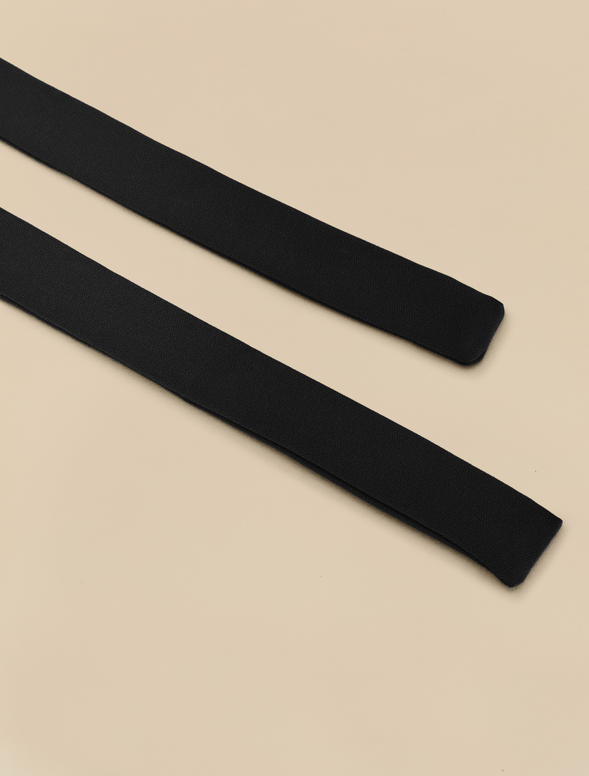 Cintura in triacetato - Nero - Marina Rinaldi - 3