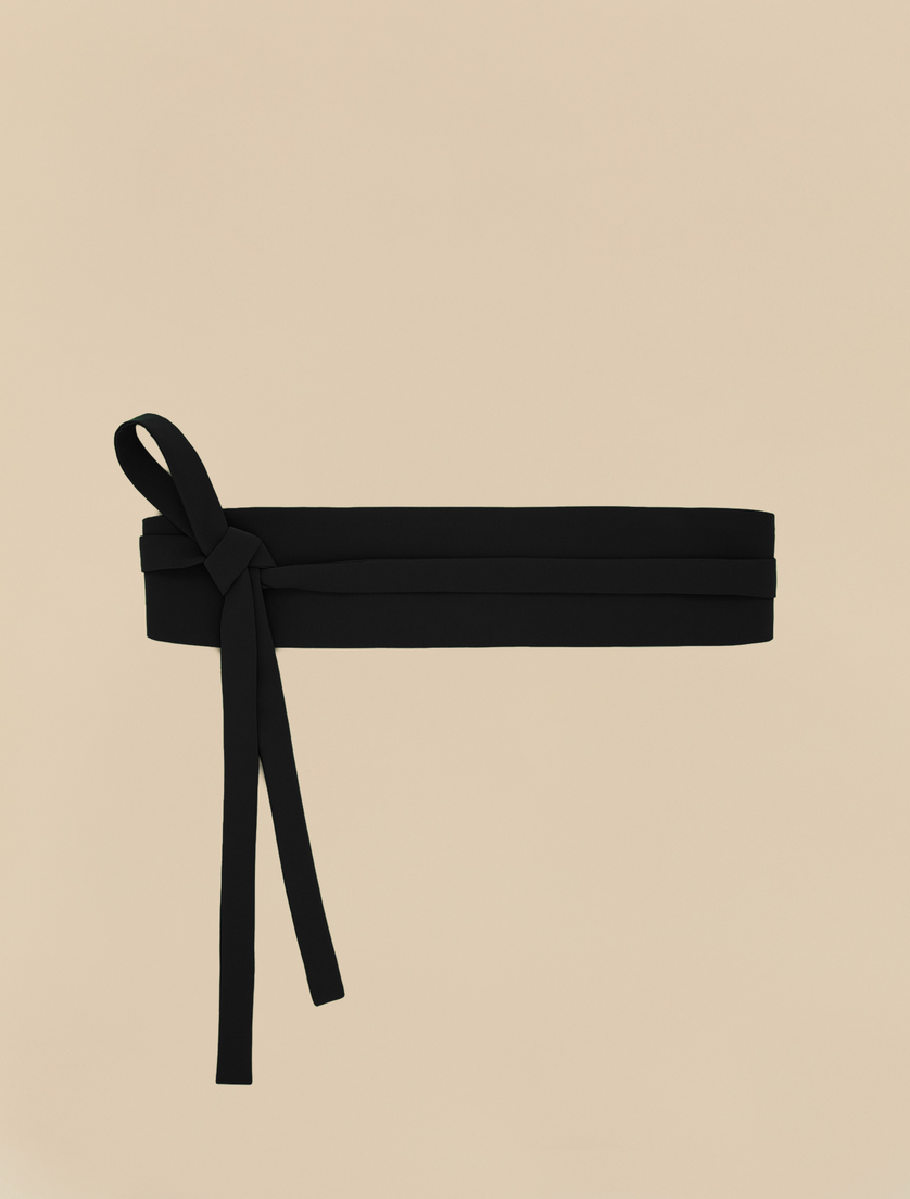Cintura in triacetato - Nero - Marina Rinaldi