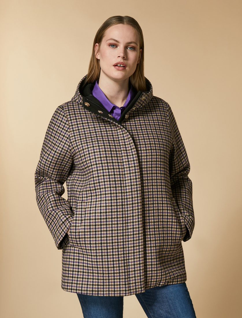 Blazer aus Wollgemisch - Schwarz - Marina Rinaldi