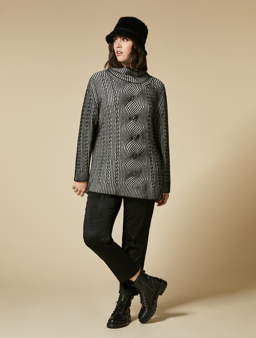 Corduroy trousers - Black - Marina Rinaldi - 5