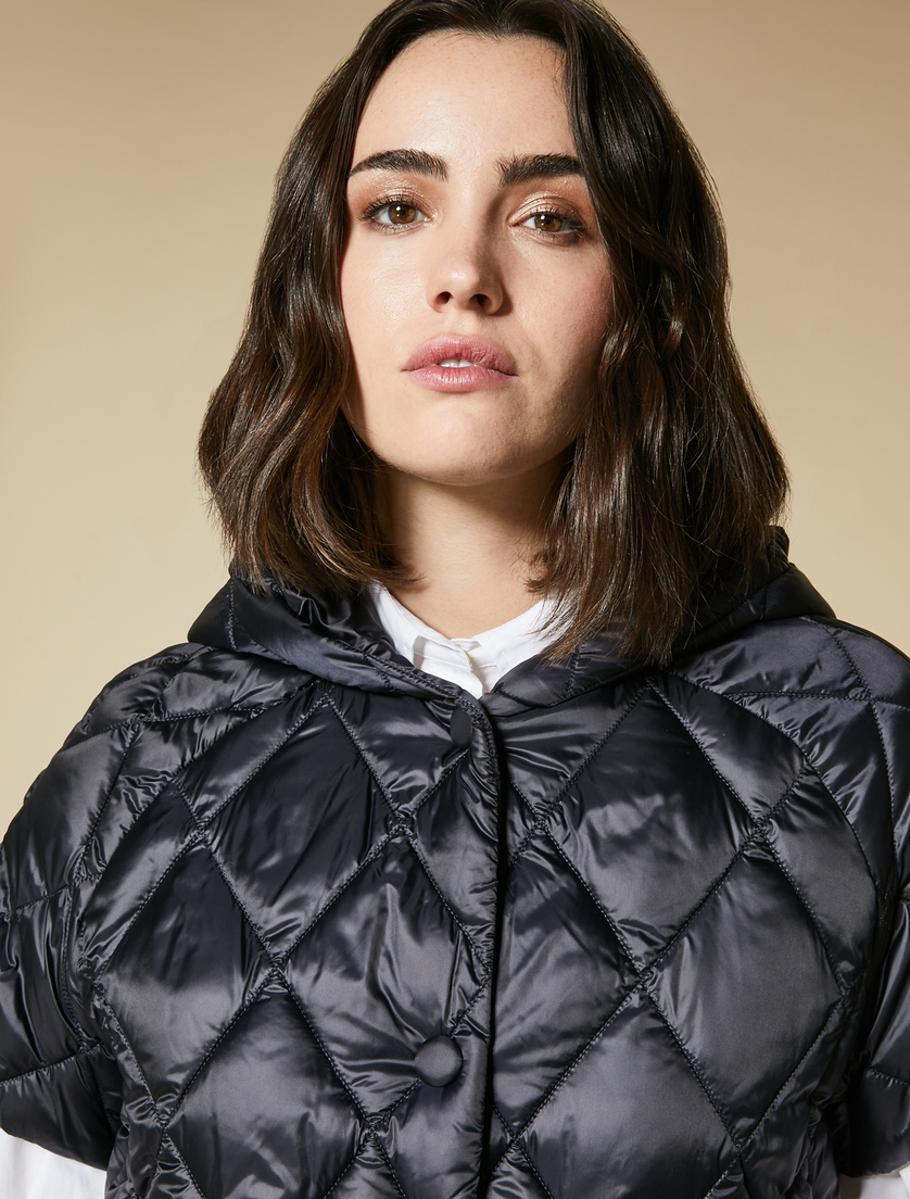 Water-repellent padded gilet - Dark navy - Marina Rinaldi - 2