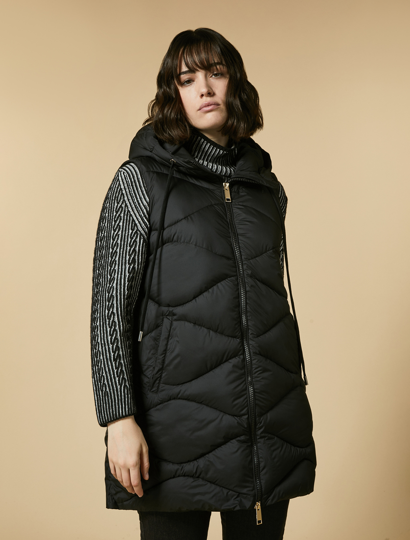 Padded gilet - Black - Marina Rinaldi